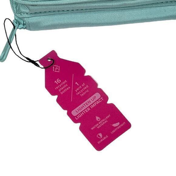 Vera Bradley Blue RFID Wristlet Wallet Crossbody Bag - Picture 7 of 13